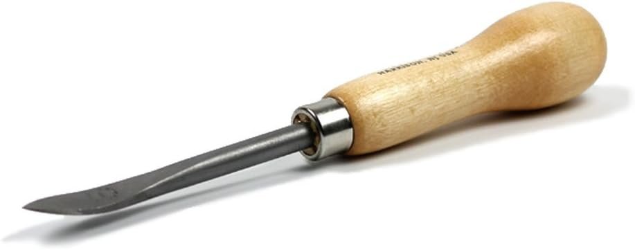 C.S. Osborne Spoon Bill Staple Puller #1066 - Perfect Hand Tool for Removing Nails and Tacks - Polished Forged Steel Blade - Essential for Upholstery Repair, DIY Leather Crafts - Made in USA